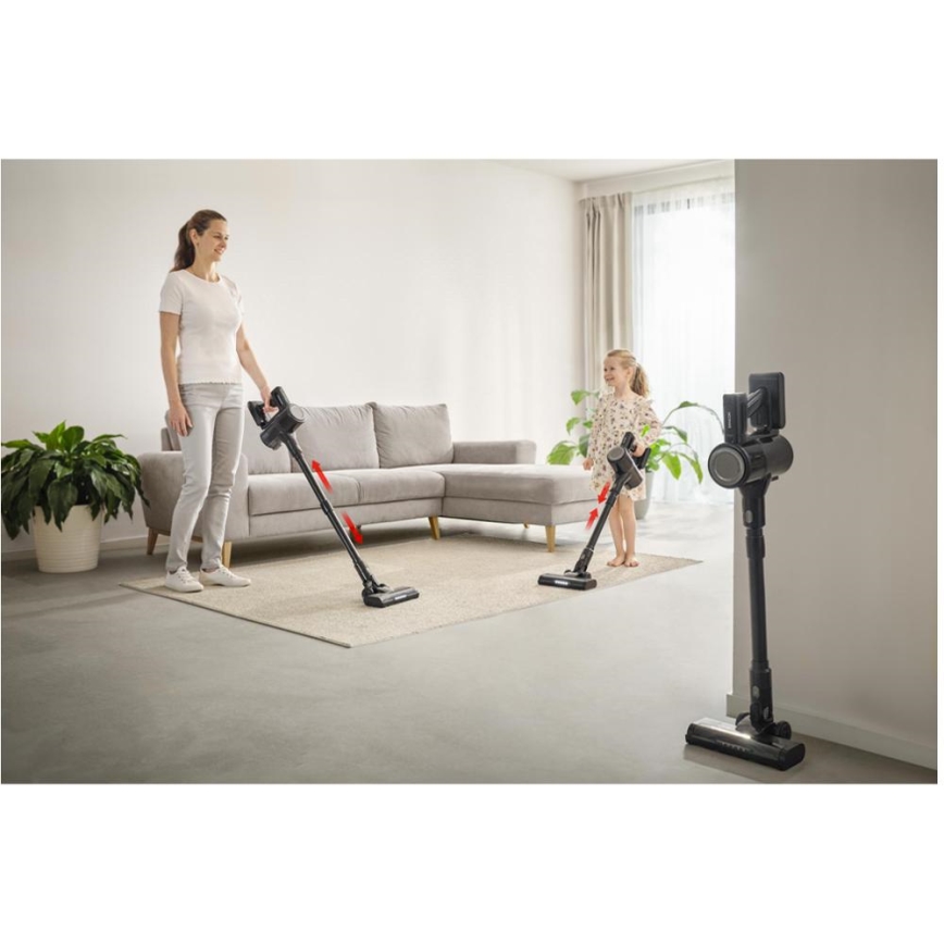 Sencor - Cordless 2-in-1 Stick Vacuum 200W/2600 mAh, Black