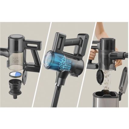 Sencor - Cordless 2-in-1 Stick Vacuum 200W/2600 mAh, Black