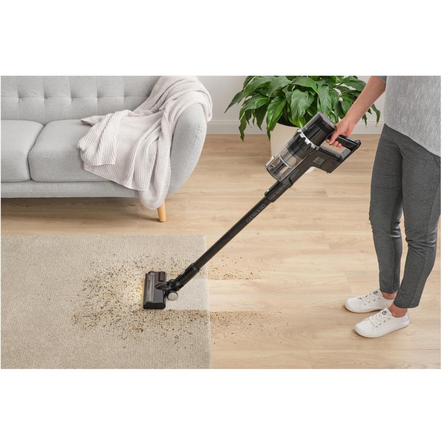 Sencor - Cordless stick vacuum cleaner 2in1 250W/2200 mAh black