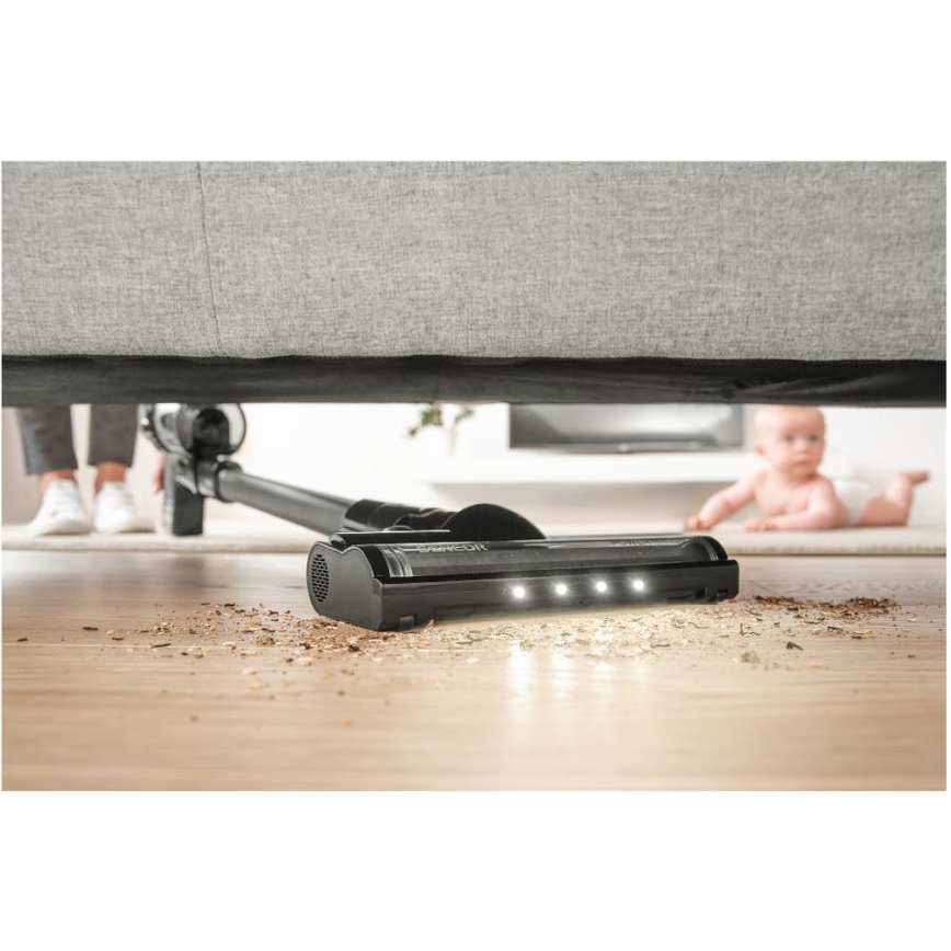 Sencor - Cordless stick vacuum cleaner 2in1 250W/2200 mAh black