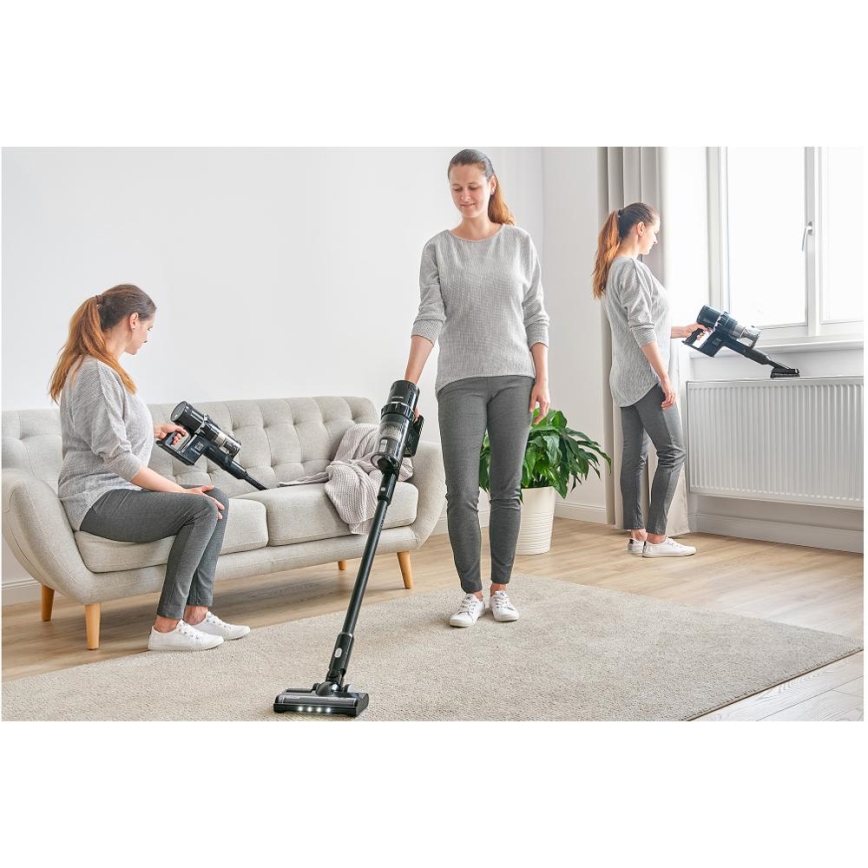 Sencor - Cordless stick vacuum cleaner 2in1 250W/2200 mAh black