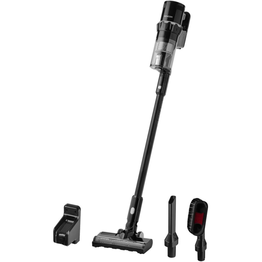 Sencor - Cordless stick vacuum cleaner 2in1 250W/2200 mAh black