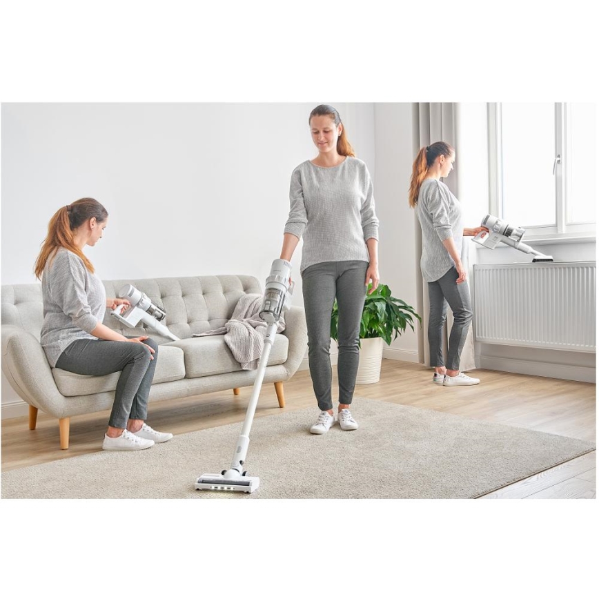 Sencor - Cordless stick vacuum cleaner 2in1 250W/2200 mAh white