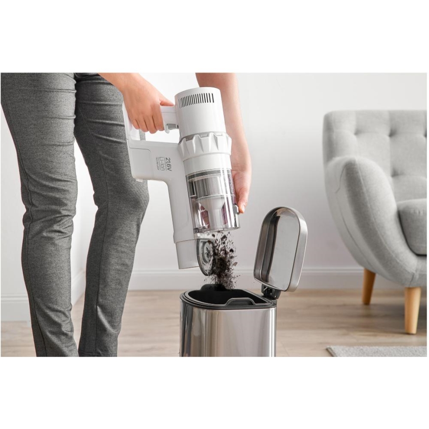 Sencor - Cordless stick vacuum cleaner 2in1 250W/2200 mAh white
