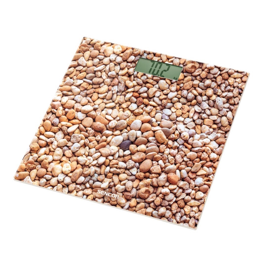 Sencor - Digital personal scale with LCD display 1xCR2032