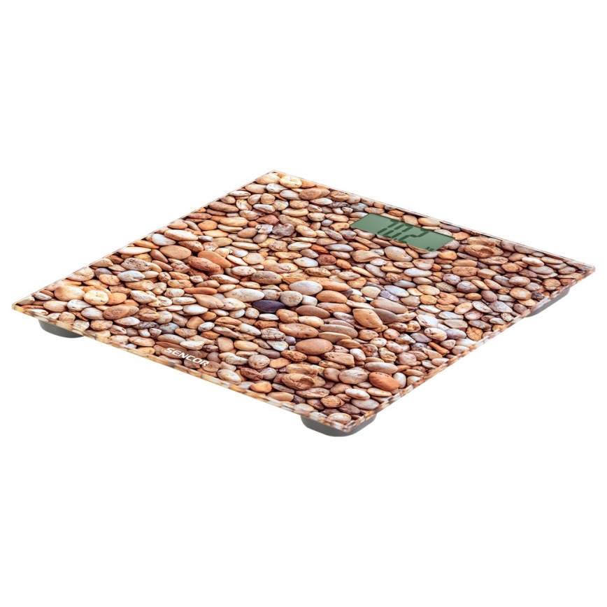 Sencor - Digital personal scale with LCD display 1xCR2032