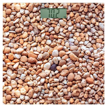 Sencor - Digital personal scale with LCD display 1xCR2032