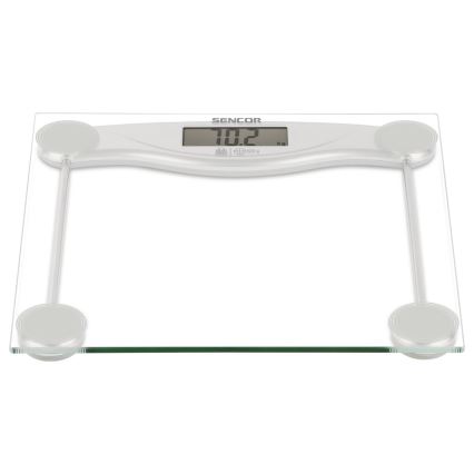 Sencor - Digital personal scale with LCD display 1xCR2032