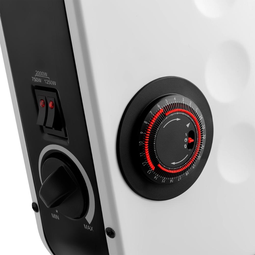 Sencor - Electric Convector/Direct Room Heater 750/1250/2000W with Thermostat