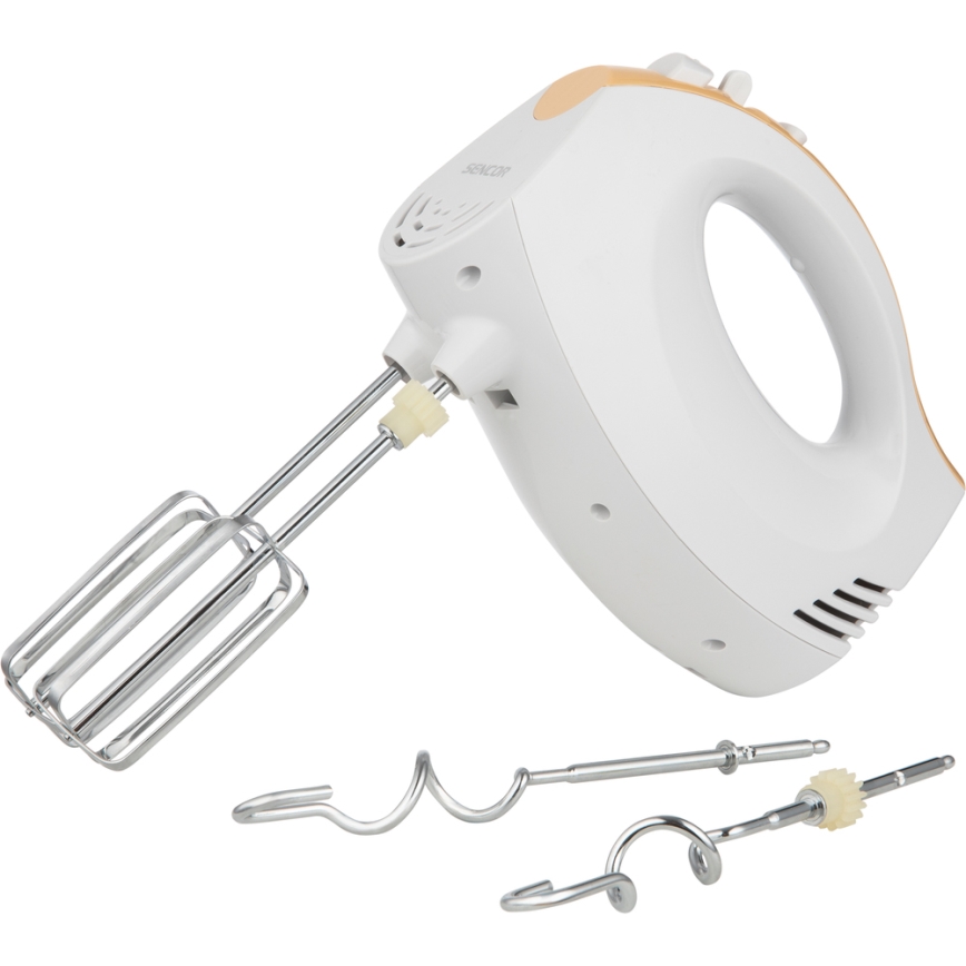 Sencor - Hand whisk with a rotating bowl 500W/230V white