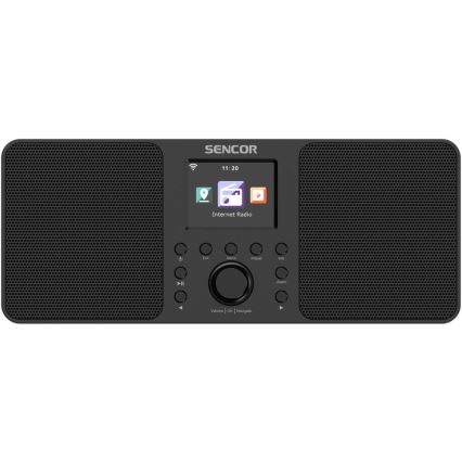 Sencor - Internet radio 20W/5V Wi-Fi + remote control