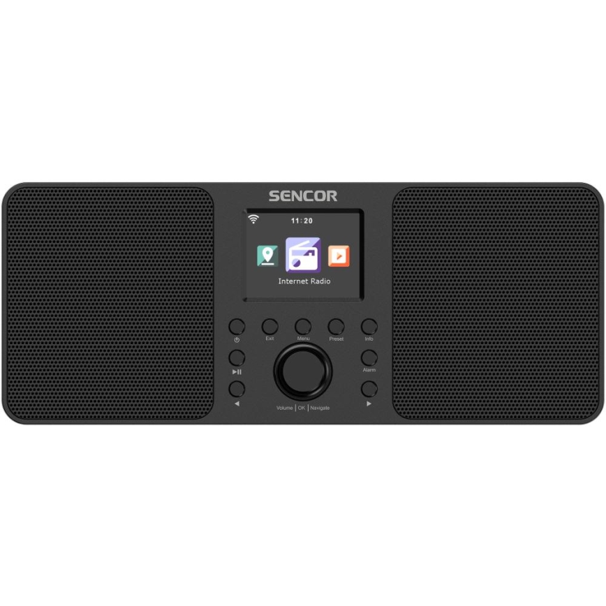 Sencor - Internet radio 20W/5V Wi-Fi + remote control