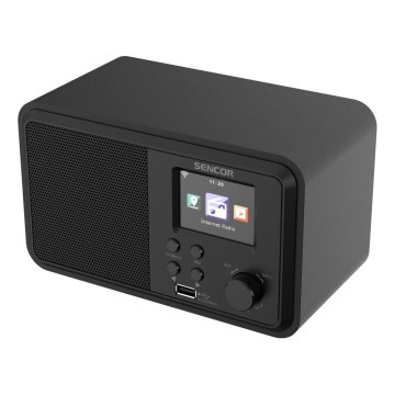 Sencor - Internet radio 4W/5V Wi-Fi + remote control