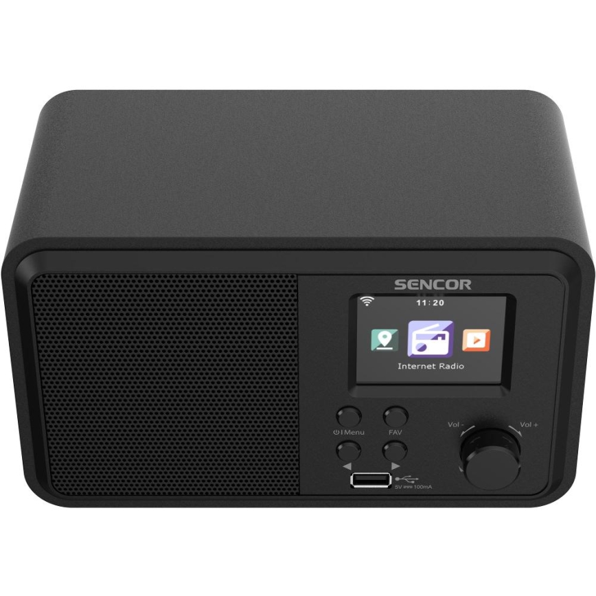 Sencor - Internet radio 4W/5V Wi-Fi + remote control