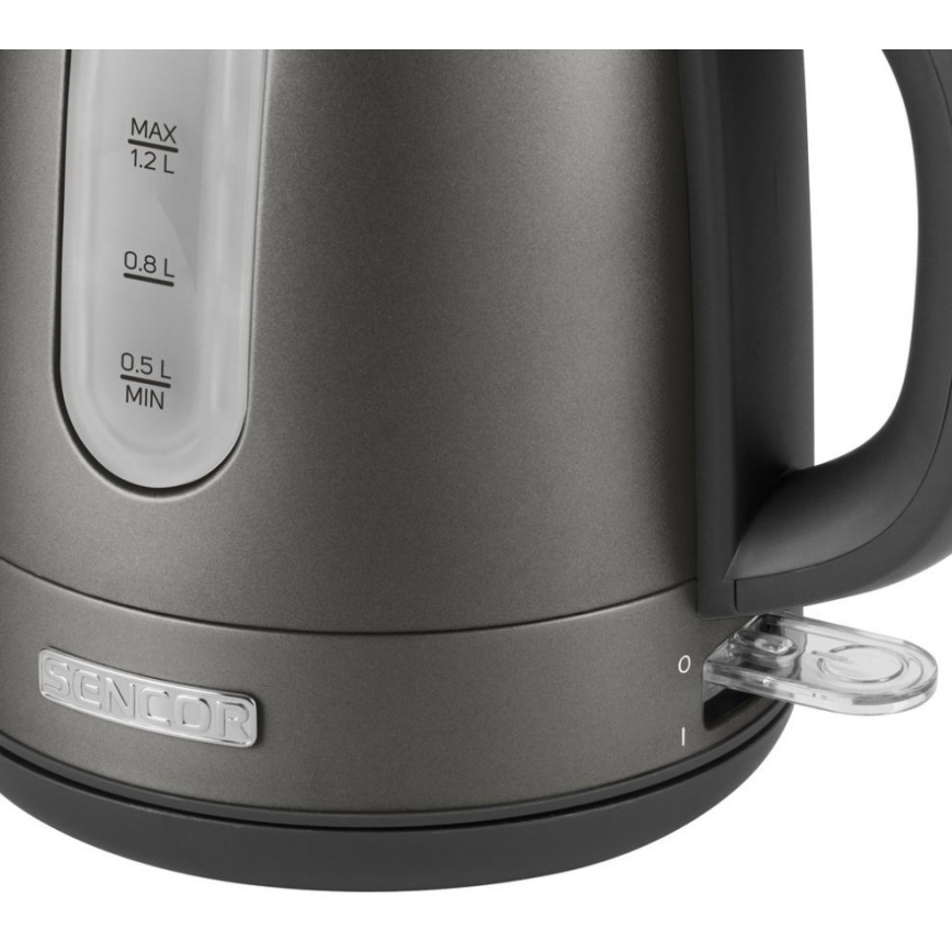 Sencor - Kettle 1,2 l 2150W/230V anthracite
