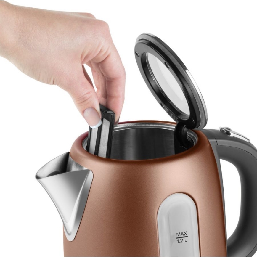 Sencor - Kettle 1,2 l 2150W/230V copper