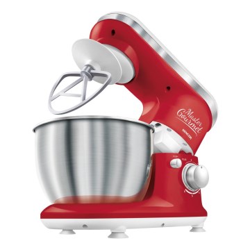 Sencor - Kitchen robot with a stainless steel bowl 600W/230V red