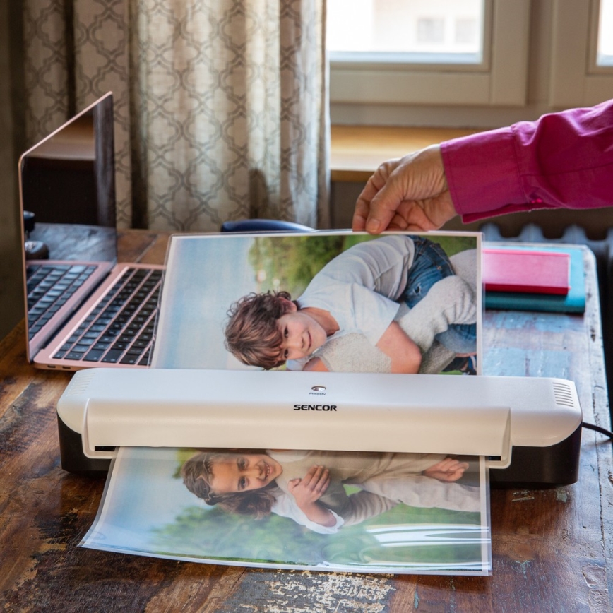 Sencor - Laminator A3 160W/230V white/black