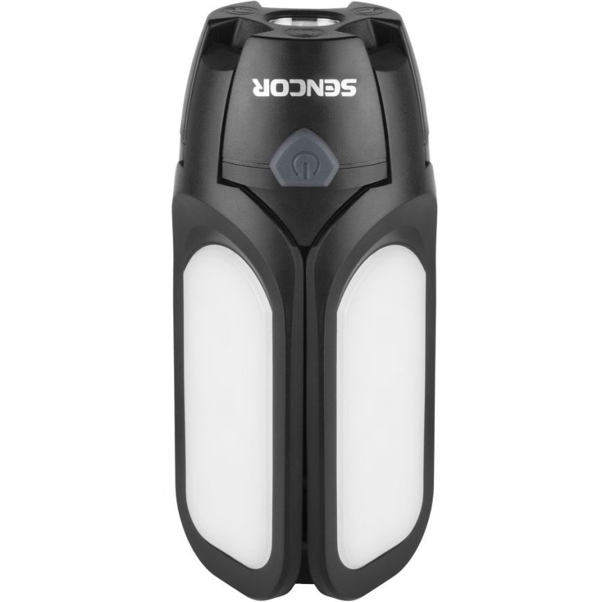 Sencor - LED Rechargeable Camping Lantern with Solar Panel, 3W LED, 1600 mAh, IPX4