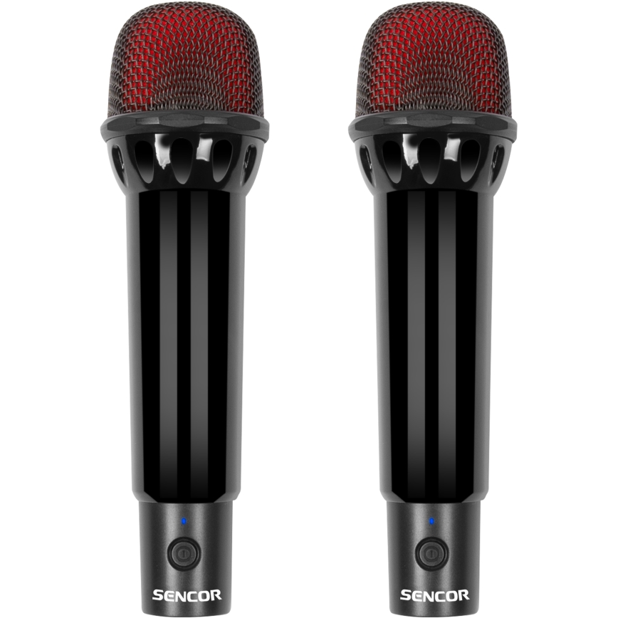 Sencor - LED Speaker with wireless microphones 4000 mAh