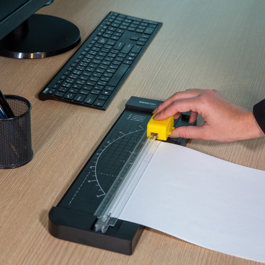 Sencor - Paper cutter A4 310 mm black