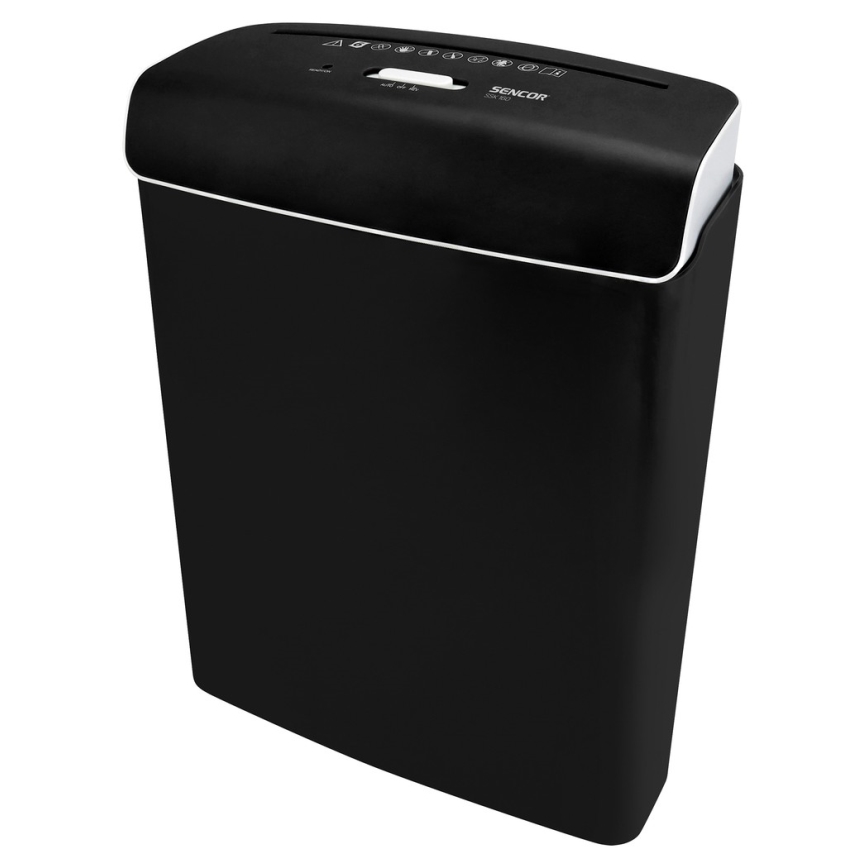 Sencor - Paper shredder A4 volume 7 l 230V black