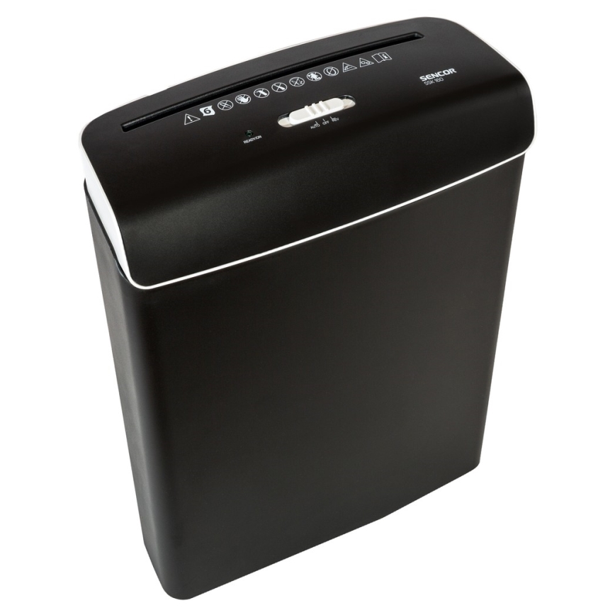 Sencor - Paper shredder A4 volume 7 l 230V black