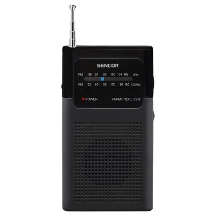 Sencor - Pocket FM/AM radio 2xAAA
