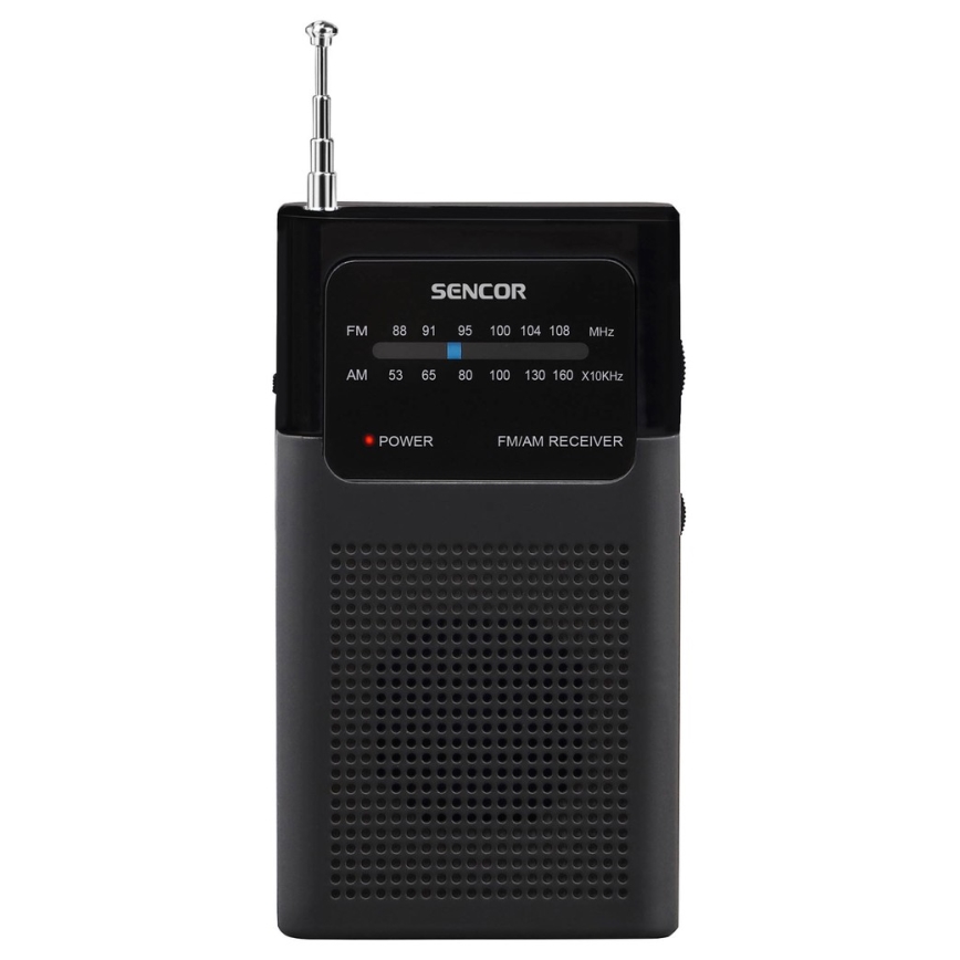 Sencor - Pocket FM/AM radio 2xAAA