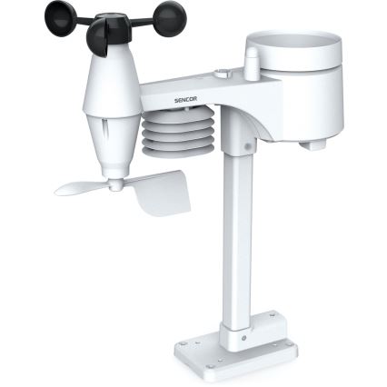 Sencor - Professional weather station with color LCD display 1xCR2032 + 3xAA Wi-Fi