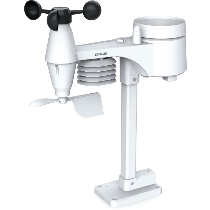 Sencor - Professional weather station with color LCD display 1xCR2032 + 3xAA Wi-Fi