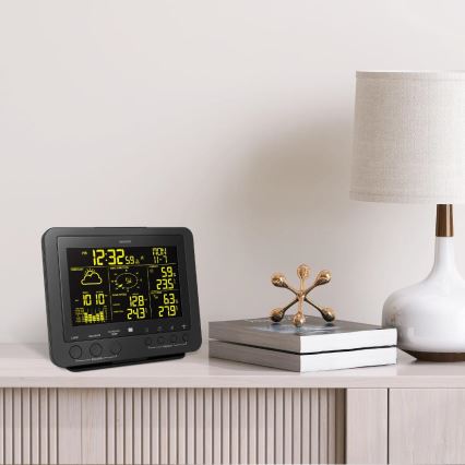 Sencor - Professional weather station with color LCD display 5V/1xCR2032 + 3xAA