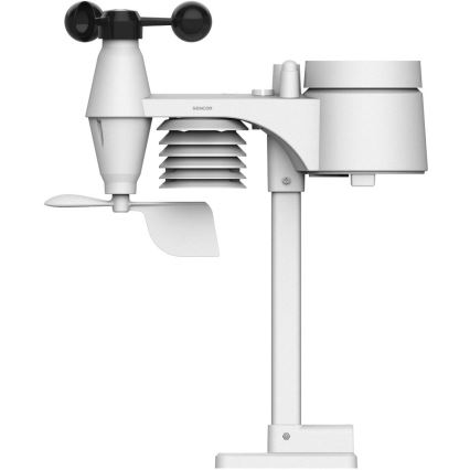 Sencor - Professional weather station with color LCD display and alarm clock 5V/1xCR2032 + 3xAA Wi-Fi