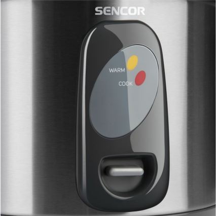 Sencor - Rice cooker 500W/230V 1,5 l stainless steel