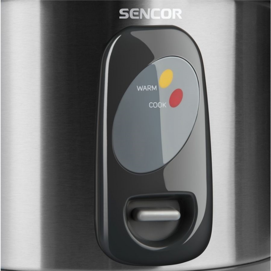Sencor - Rice cooker 500W/230V 1,5 l stainless steel