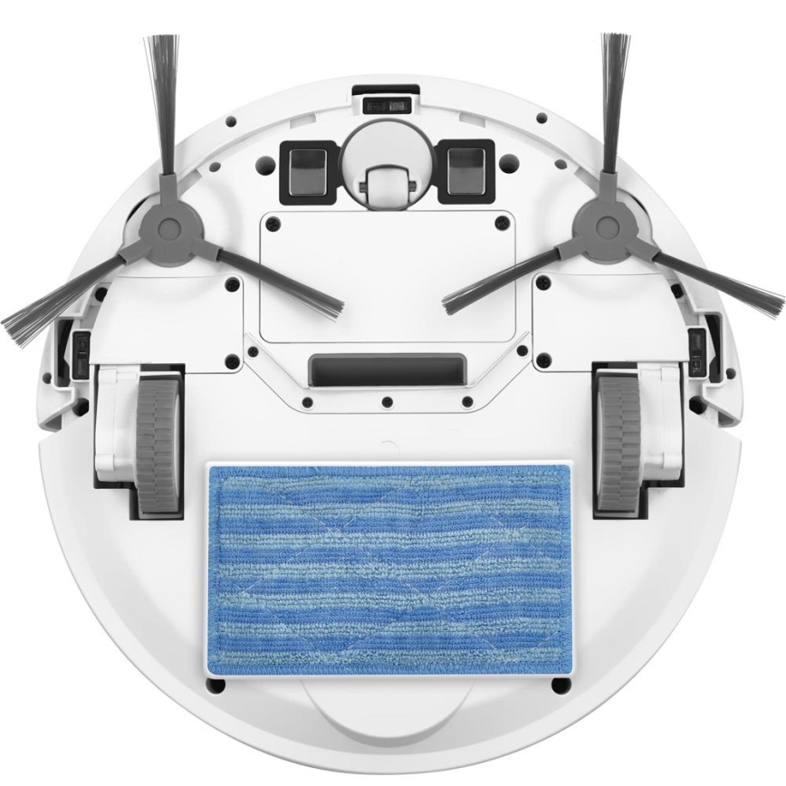 Sencor - Robotic vacuum cleaner with a mop 2in1 18W/1500 mAh white + remote control