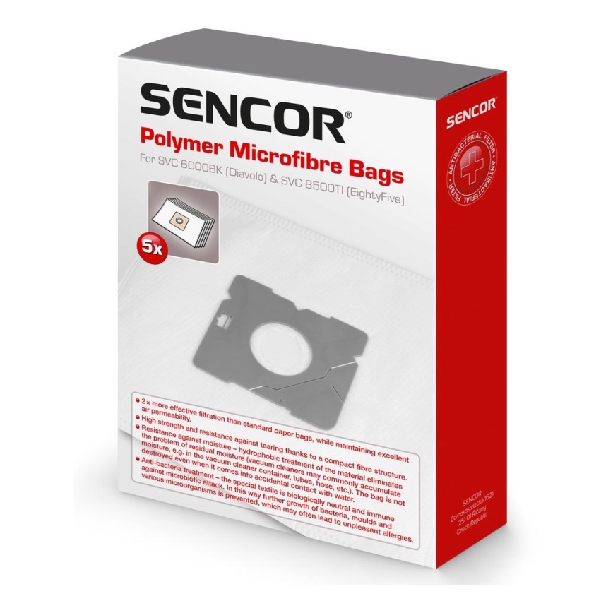 Sencor - SET 5x Bag for vacuum cleaner