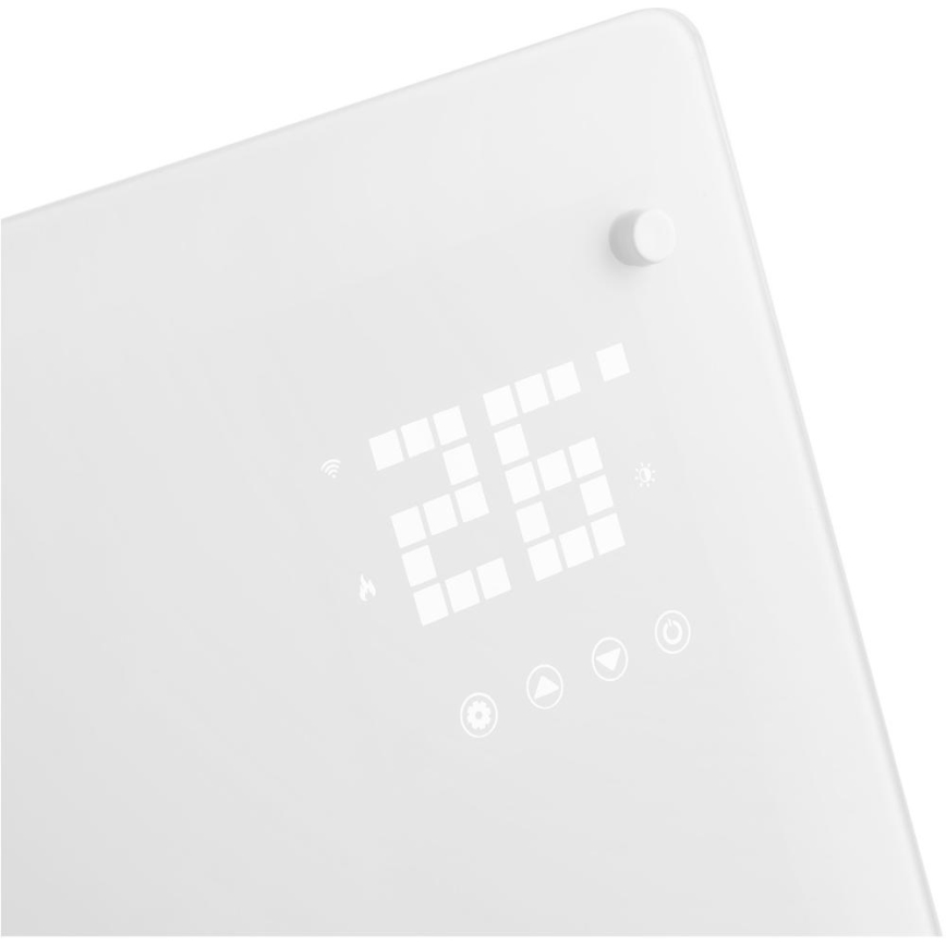 Sencor - Smart 2000W Electric Direct/Convection Heater 230V IP24 Wi‑Fi, White + Remote Control