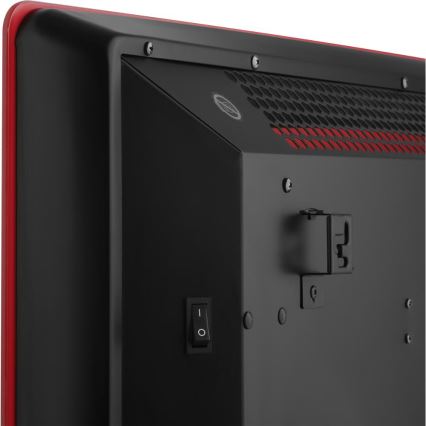 Sencor - Smart Electric Convector/Direct Heater 1200/2400W/230V IP24 Wi-Fi Red