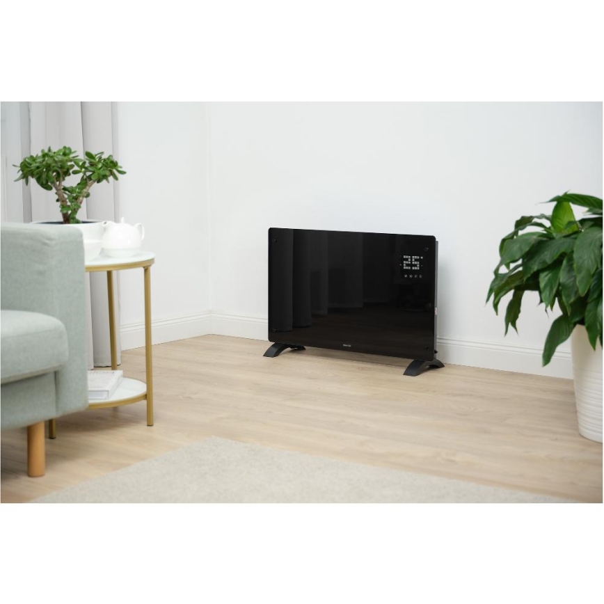 Sencor - Smart 2000 W Electric Convector/Space Heater 230 V IP24 Wi-Fi, Black + Remote Control