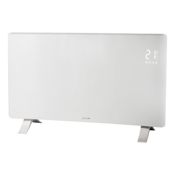 Sencor - Smart electric direct heater/convector 1200/2400W/230V IP24 Wi-Fi white