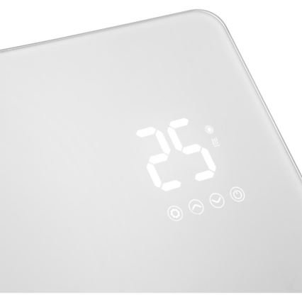 Sencor - Smart electric direct heater/convector 1200/2400W/230V IP24 Wi-Fi white