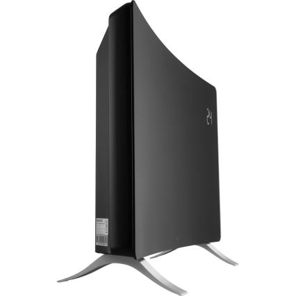 Sencor - Smart electric heater/convector 1200/2400W/230V IP24 Wi-Fi black