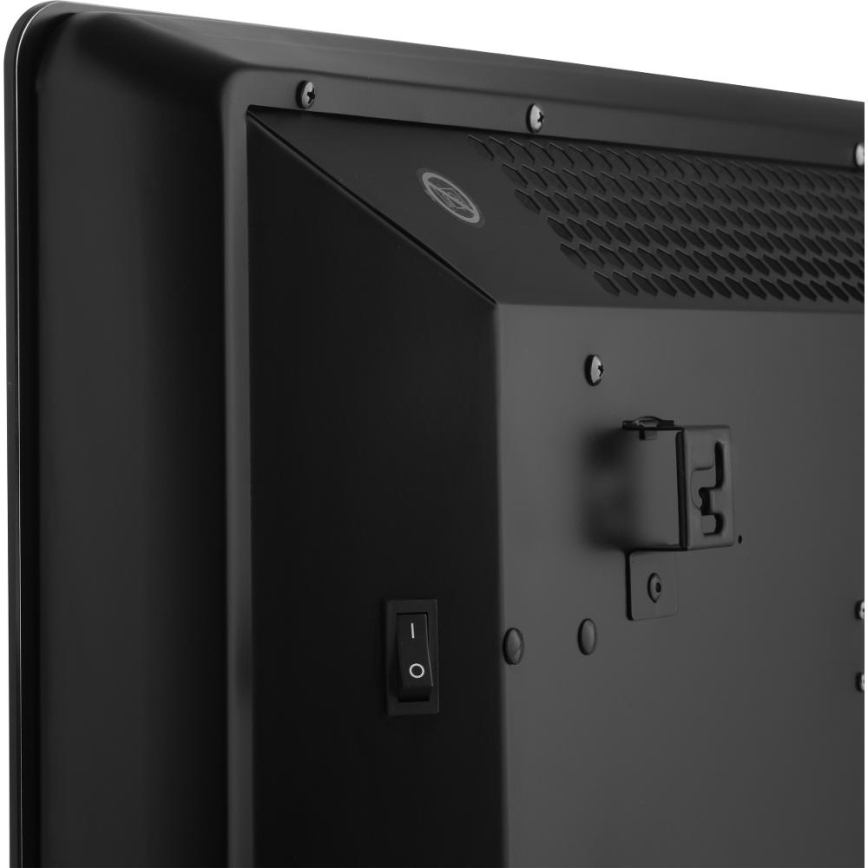 Sencor - Smart electric heater/convector 1200/2400W/230V IP24 Wi-Fi black