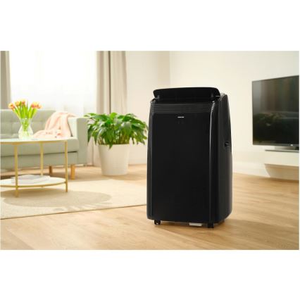 Sencor - Smart mobile air conditioner 4in1 including complete accessories 900W/230V 9000 BTU Wi-Fi black + remote control