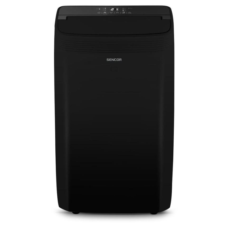 Sencor - Smart mobile air conditioner 4in1 including complete accessories 900W/230V 9000 BTU Wi-Fi black + remote control
