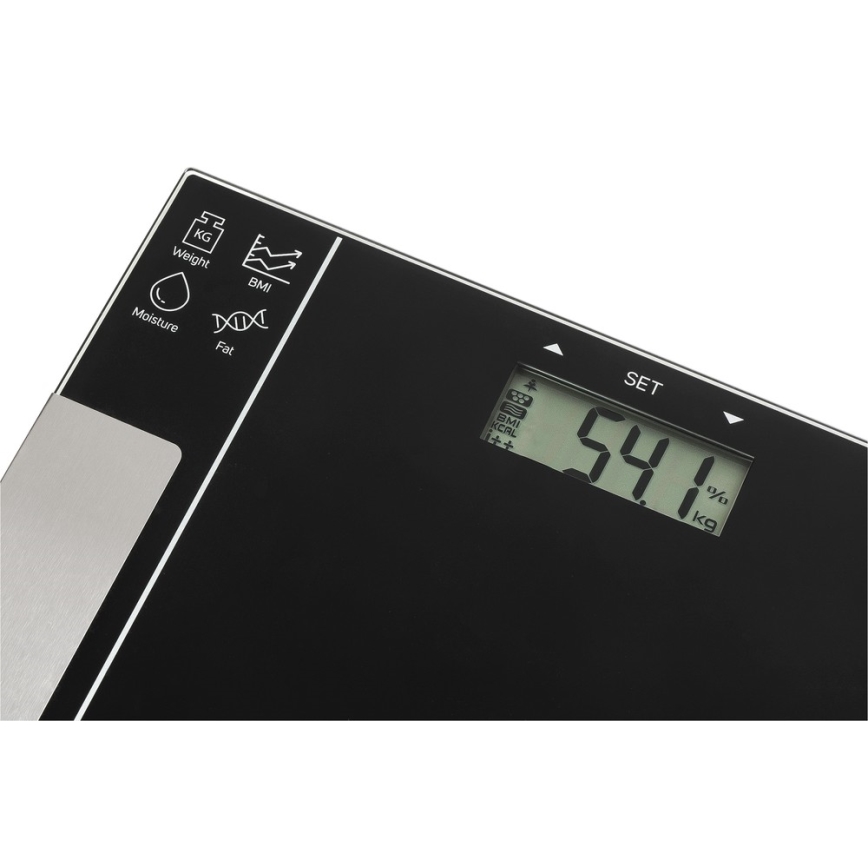 Sencor - Smart personal fitness scale 1xCR2032 black