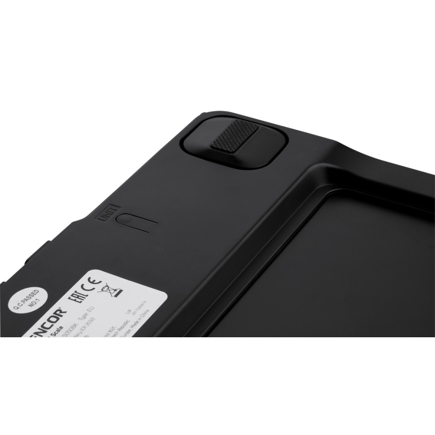 Sencor - Smart personal fitness scale 1xCR2032 black