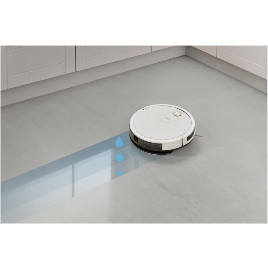Sencor - Smart robotic vacuum cleaner with a mop 2in1 28W/2600 mAh Wi-Fi white + remote control