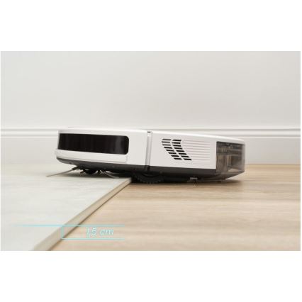 Sencor - Smart robotic vacuum cleaner with a mop 2in1 28W/2600 mAh Wi-Fi white + remote control